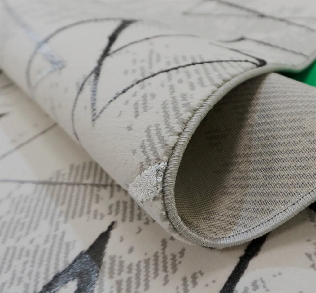 BE Koberec Esprit 3608 GREY – sivý obdĺžnikový Rozmer: 120x180 cm