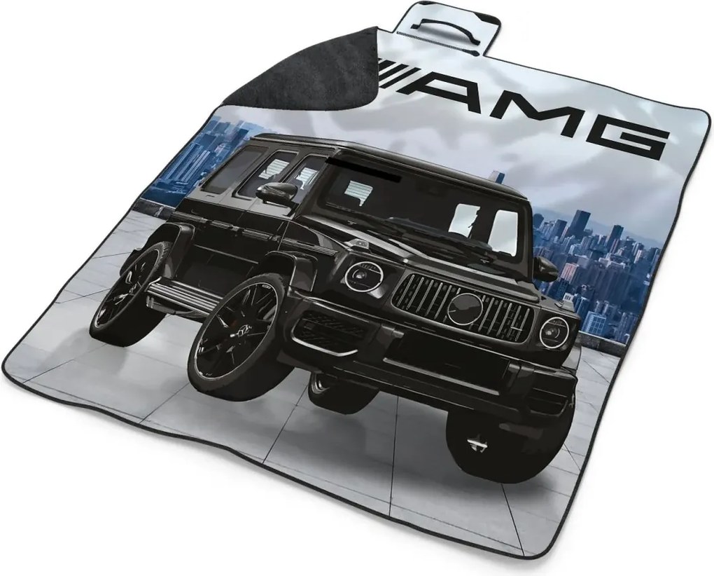 Sablio Plážová deka AMG auto: 200x140 cm