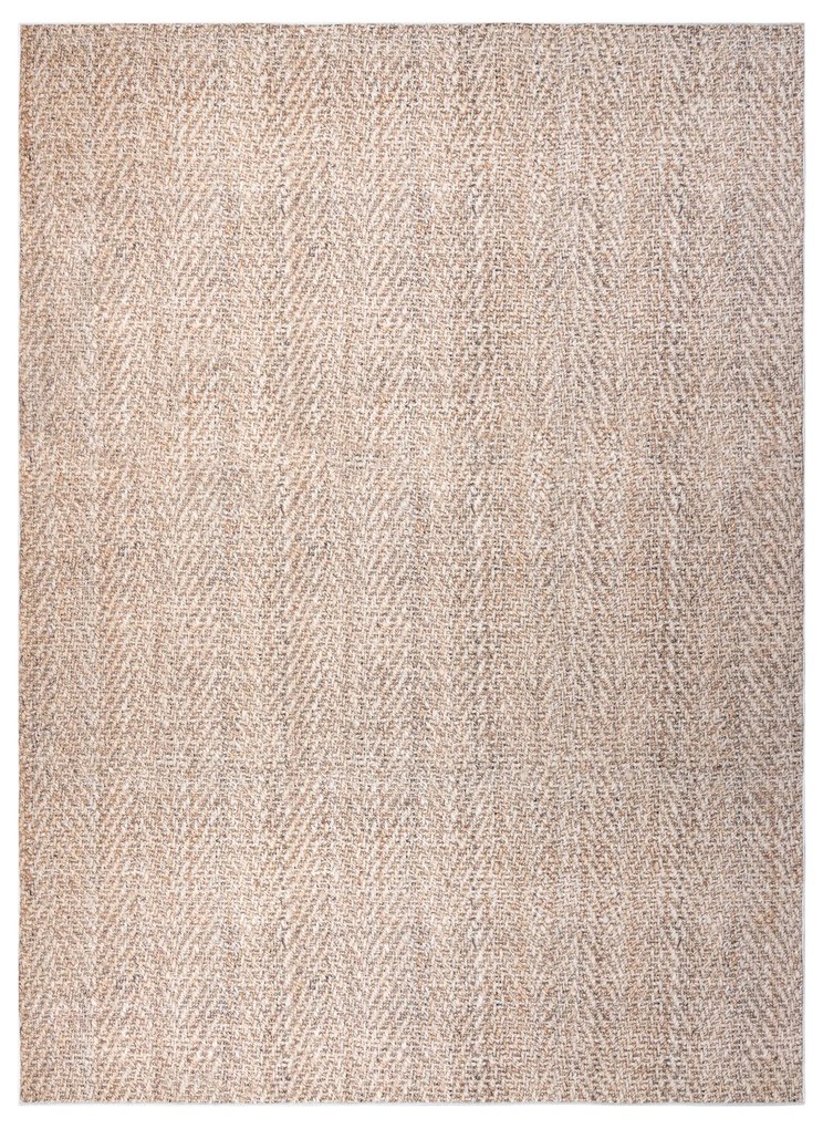 ANDRE prateľný koberec Rybia kosť- béžový,