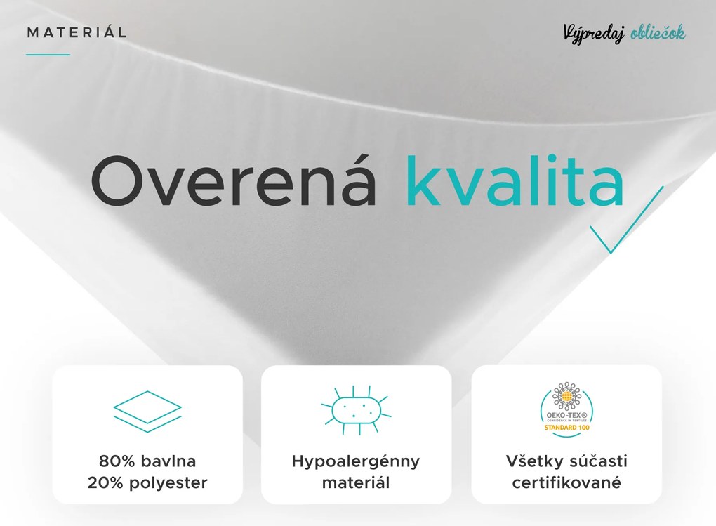 Nepriepustný froté chránič matraca GUARD 160 x 200 cm