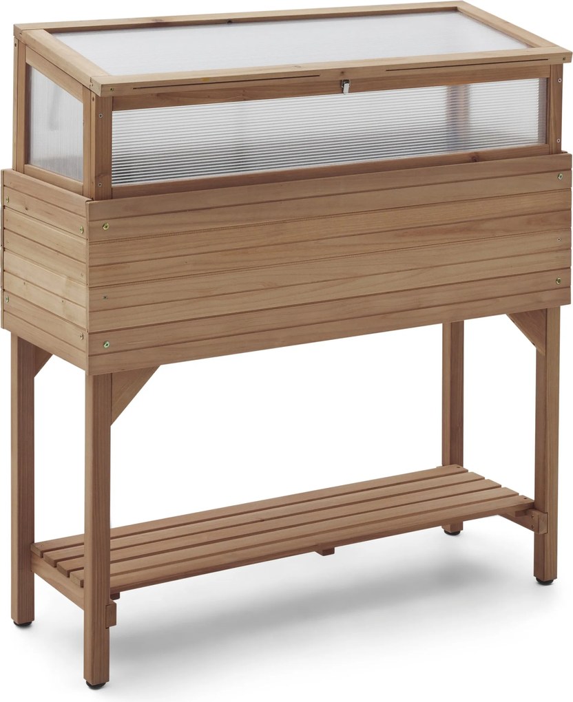 Vyvýšený záhon s nadstavcom na parenisko