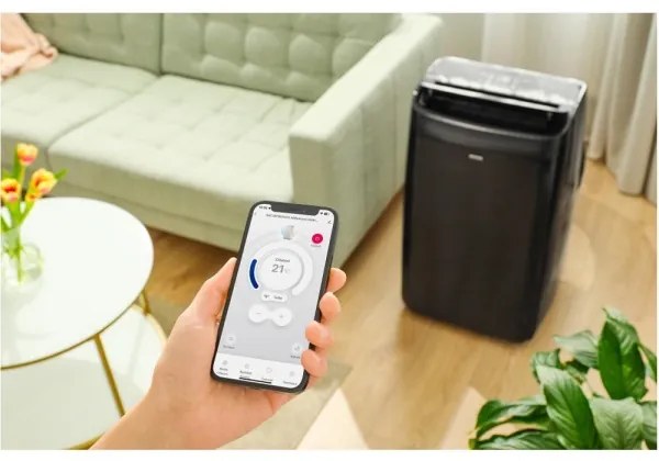 Sencor - Smart mobilná klimatizácia 900W/230V 9000 BTU Wi-Fi čierna + DO