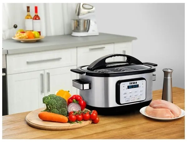 TESLA Electronics MultiCook - Multifunkčný elektrický hrniec 6 l 10v1 1250W/230V