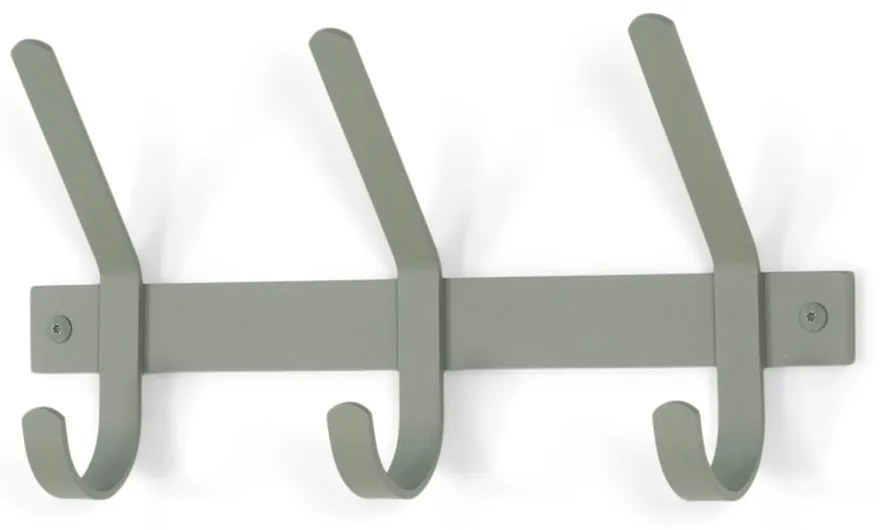 Zeleno-sivý kovový nástenný vešiak Dexter – Spinder Design
