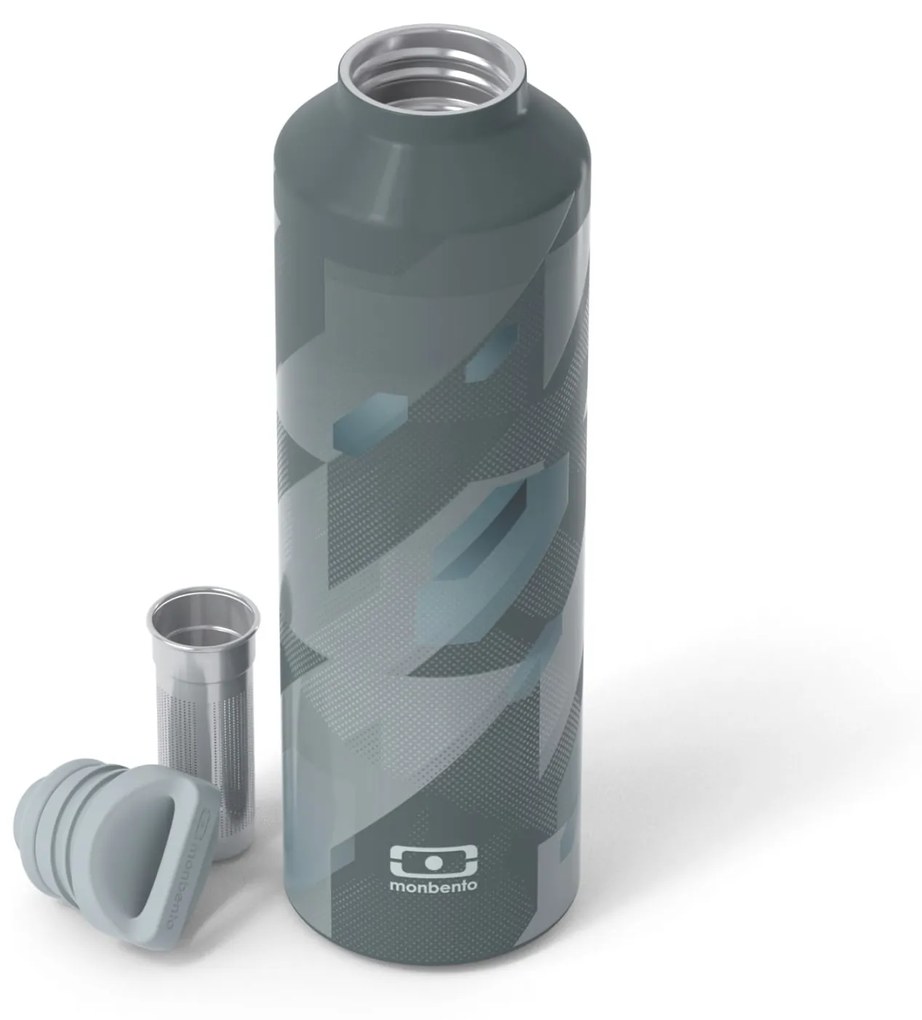 monbento Termoska Monbento Steel Graphic Grey 500 ml
