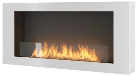InFire - Nástenný BIO krb 120x56 cm 3kW biela
