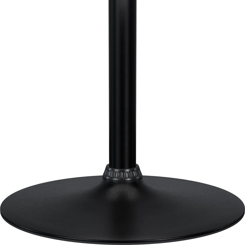 Barový stolík Xanten - čierna/čierna