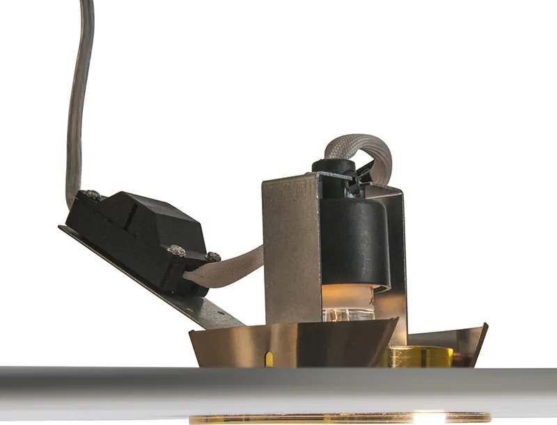 Inteligentné zapustené bodové svietidlo zlaté, naklápacie, vrátane Wifi GU10 - Cisco