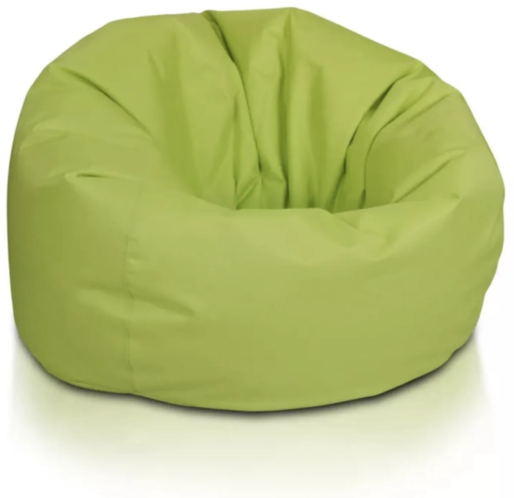 Lacný sedací vak Sakwa L – pohodlný vak pre deti aj dospelých, ľahko umývateľný polyester Farba: NC1 - limetka