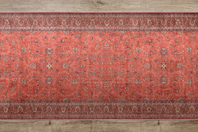 Protišmykový behúň LOTUS TRADITION 58160 červený