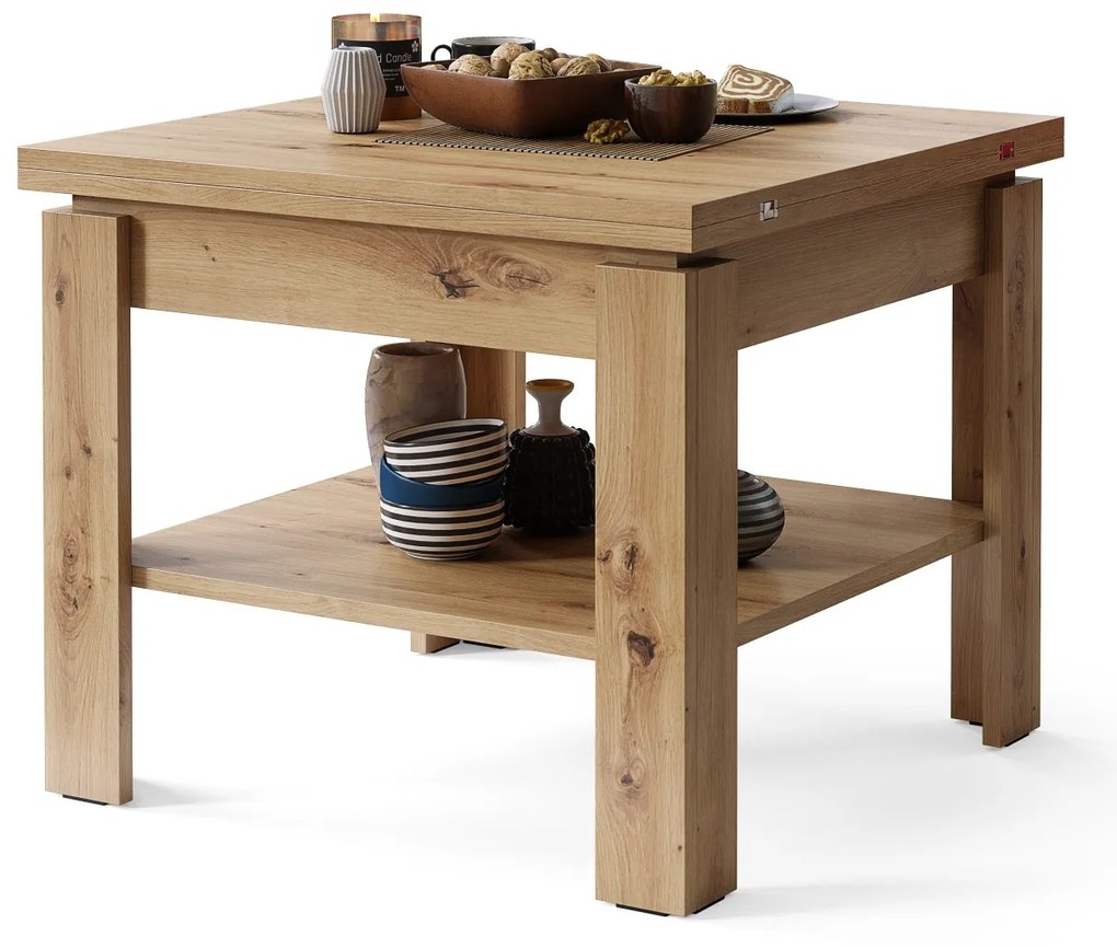 LEO Dub Artisan – KOMPAKTNÝ STOLČEK S ROZKLADACOU DOSKOU