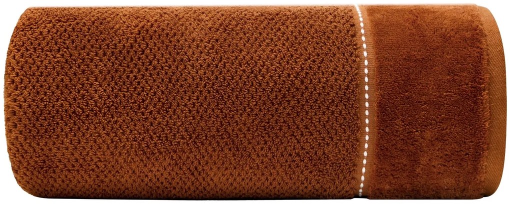 BAVLNENÝ UTERÁK SALADO 50X90 CM TEHLOVÁ