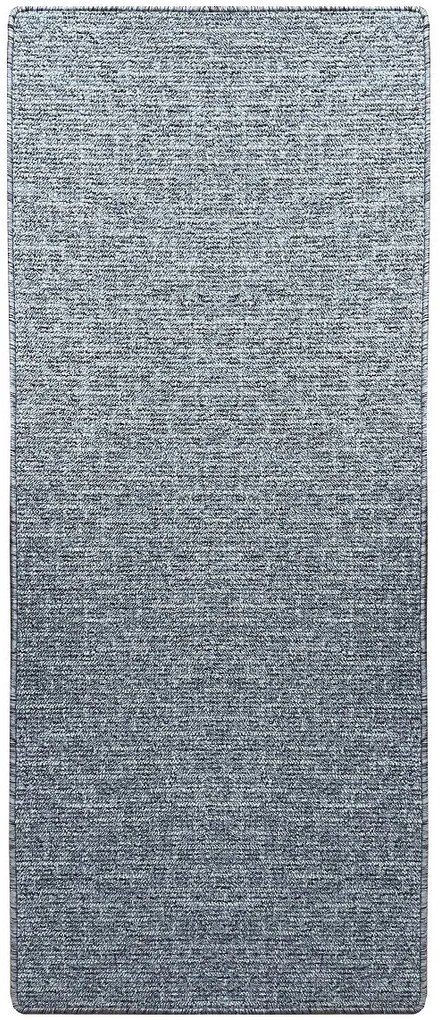 Vopi, Behúň na mieru Alassio modrošedý, šíre 70 cm, modrá, chodba / predsieň