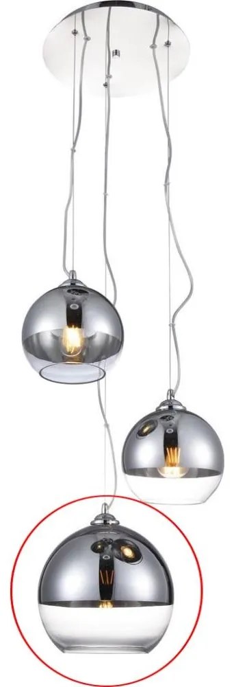 Azzardo - Náhradné sklo k lustru BALL - veľké pr. 24 cm