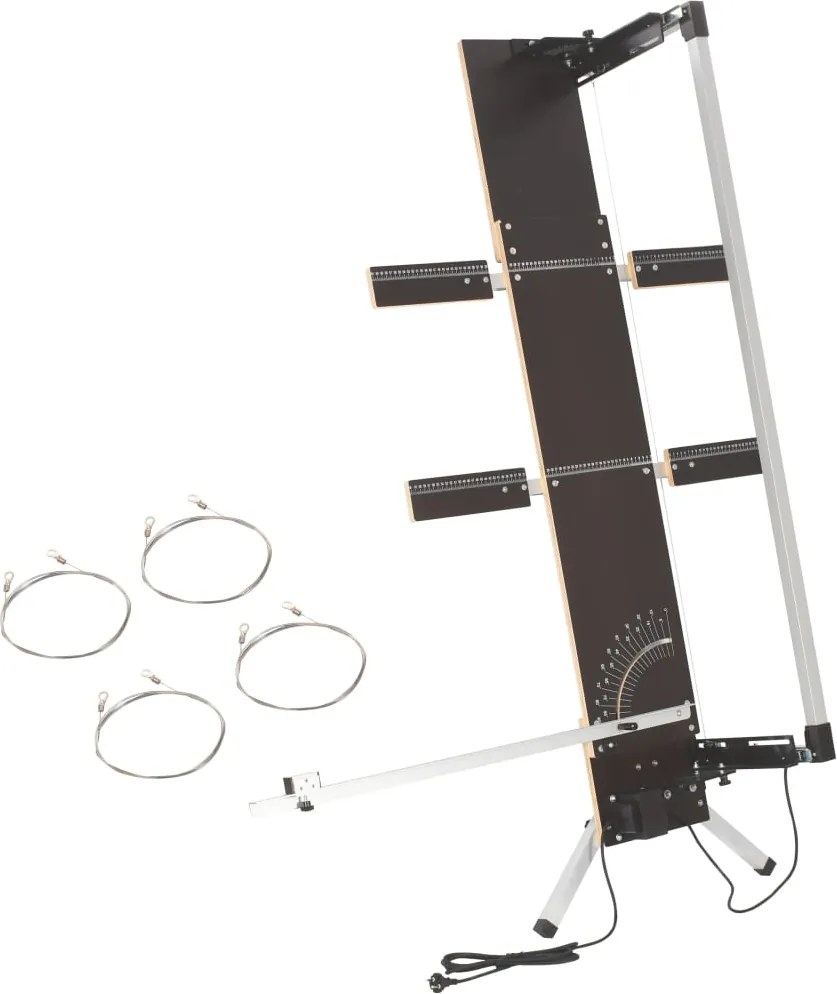 vidaXL Rezačka polystyrénu s nohami 200W preglejka