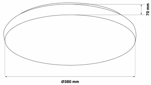 LED Stmievateľné kúpeľňové svietidlo PIRIUS LED/48W/230V 3000-6000K IP44 + DO
