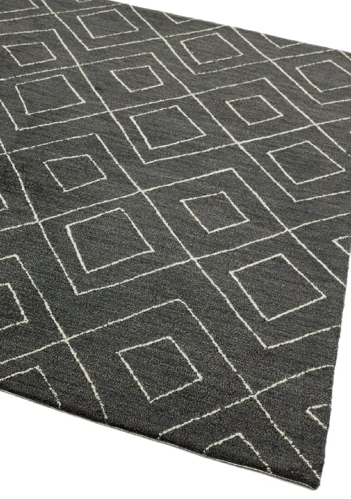 ASIATIC LONDON Nomad NM01 Dark Grey - koberec ROZMER CM: 200 x 290