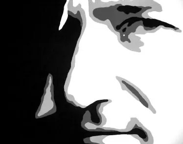 Ručne maľovaný POP Art obraz Bono-U2 | rôzne rozmery