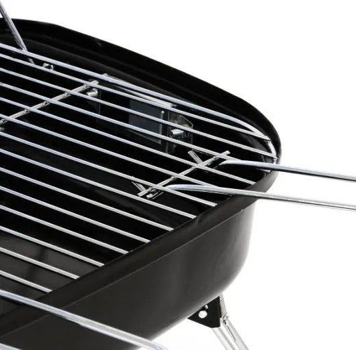 Garthen BBQ 5935 Kufríkový gril na drevené uhlie - ružový