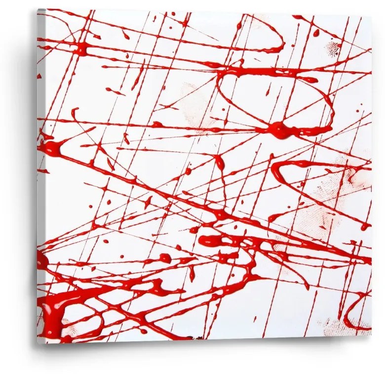 Sablio Obraz Krvavé striekance - 50x50 cm