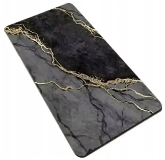 Protišmyková podložka do kúpeľne v dizajne mramoru - 80x50cm