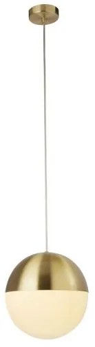 Searchlight 24181SB - Luster na lanku ENDOR 1xE27/40W/230V mosadz