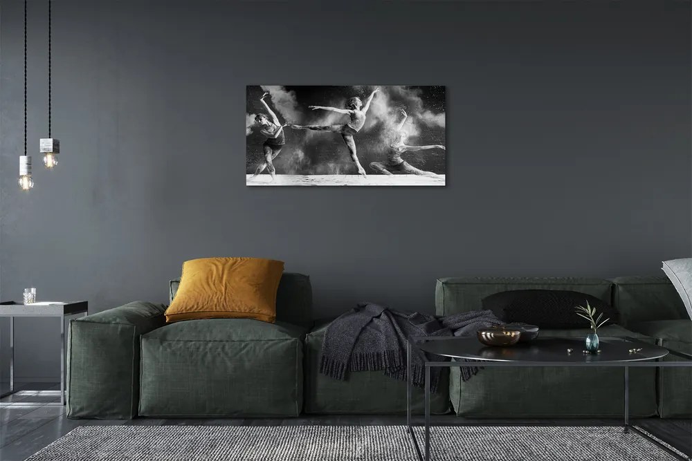 Obraz canvas Dámska Balerínky dym 125x50 cm