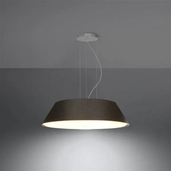 Sollux SL.0766 - Luster na lanku VEGA 5xE27/60W/230V pr. 60 cm čierna