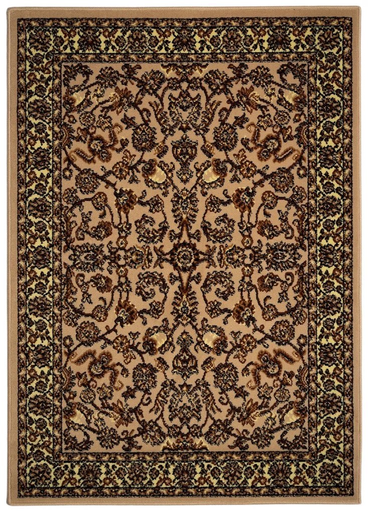 Spoltex, Kusový koberec Samira New Beige 12002-050, 120x170, béžová, chodba / predsieň