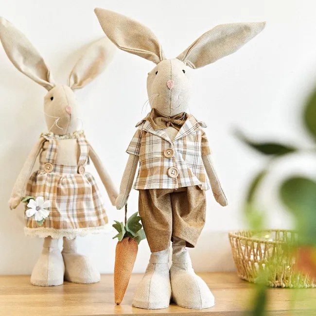 Veľkonočný zajačik LUPE s teleskopickými nohami 877655