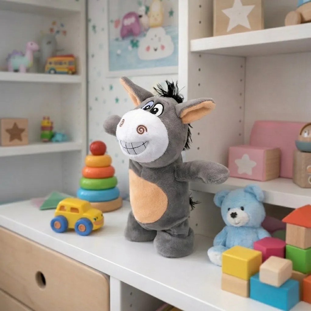 Zaparkorun Interaktívny oslík - hovoriaci a chodiaci