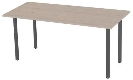 Kancelársky stôl Standard, 160 x 80 x 75 cm, rovné vyhotovenie, dub
