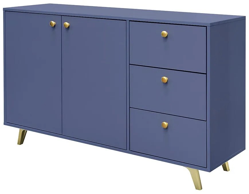 Komoda Siena tlmená modrá