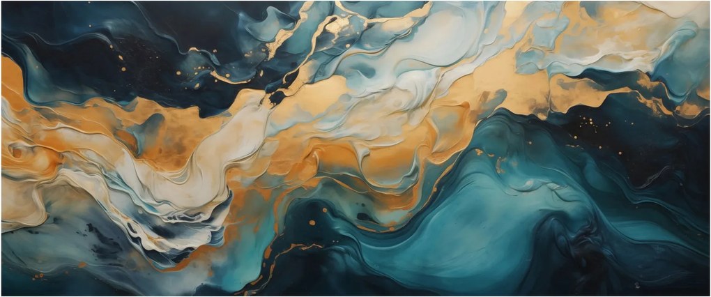 Obraz - Abstrakcia (120x50 cm)