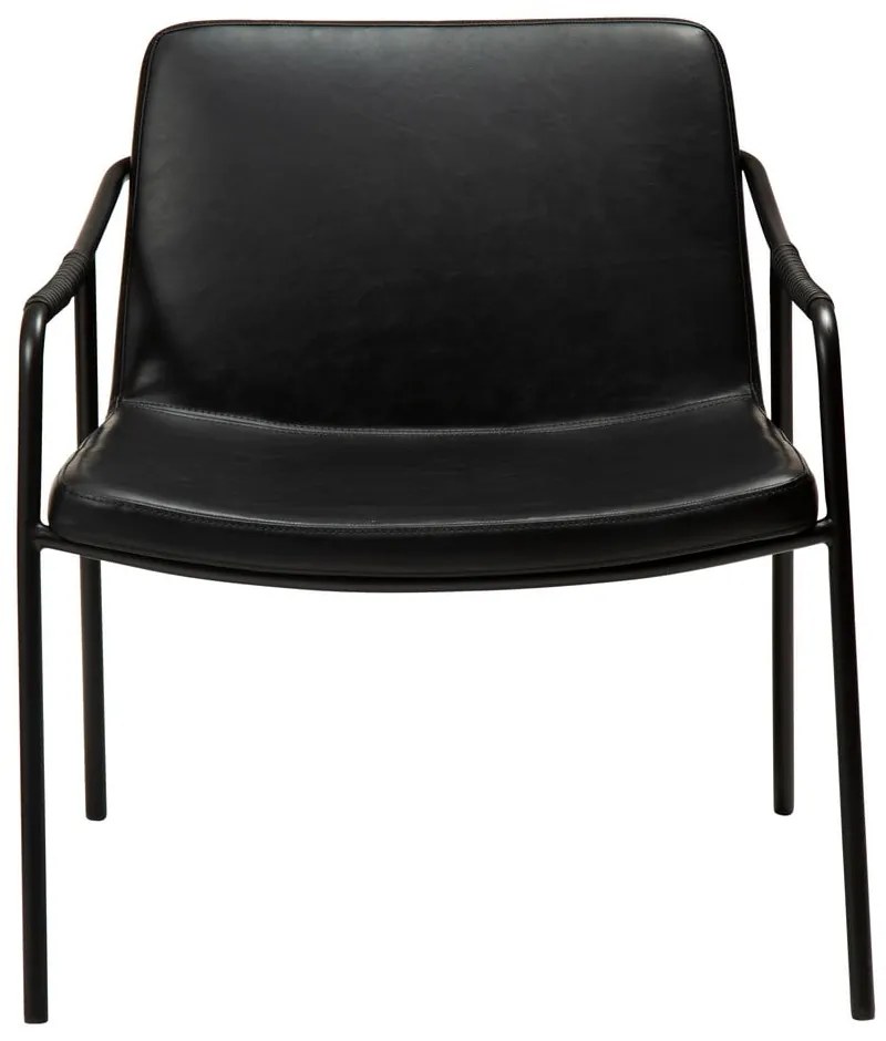 Čierne kreslo z imitácie kože DAN-FORM Denmark Boto