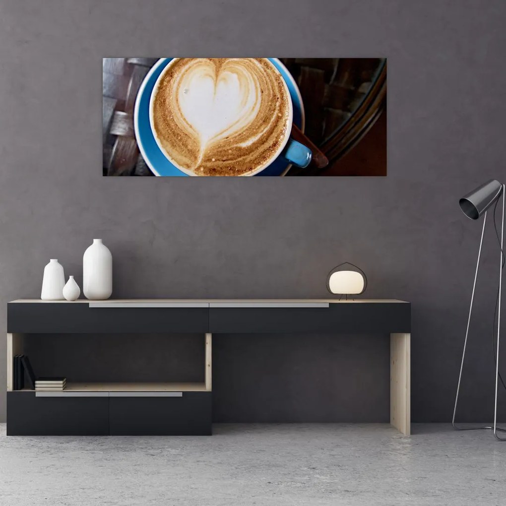 Obraz - Latte Art (120x50 cm)