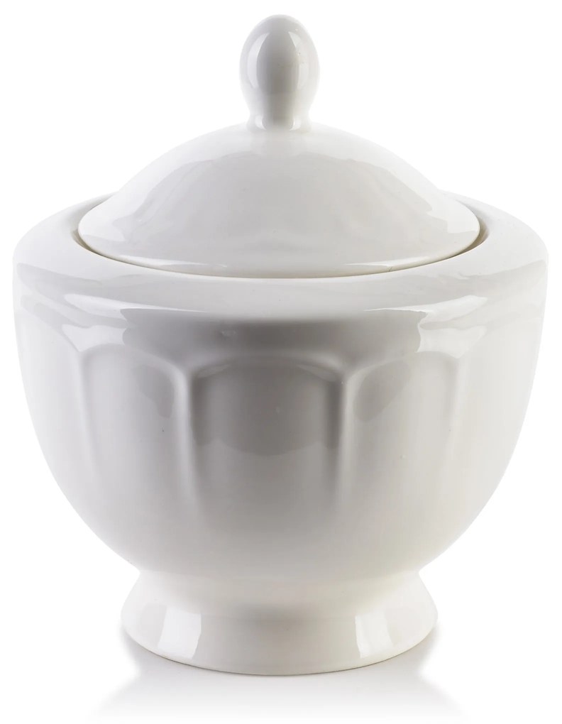 Porcelánová cukřenka HELLA 12 cm bílá