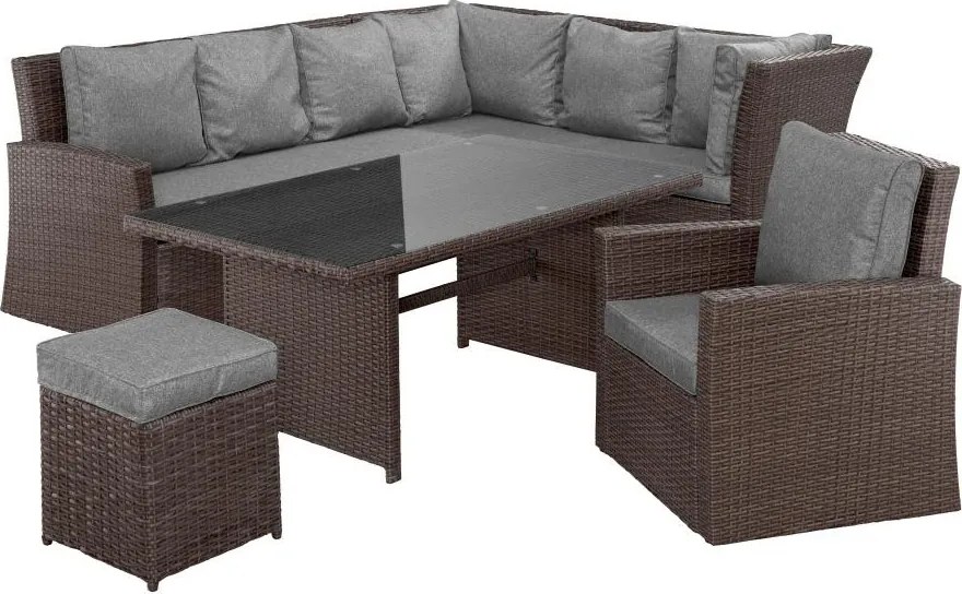 Veľký luxusné ratanový záhradný set Avenberg FIRENZE