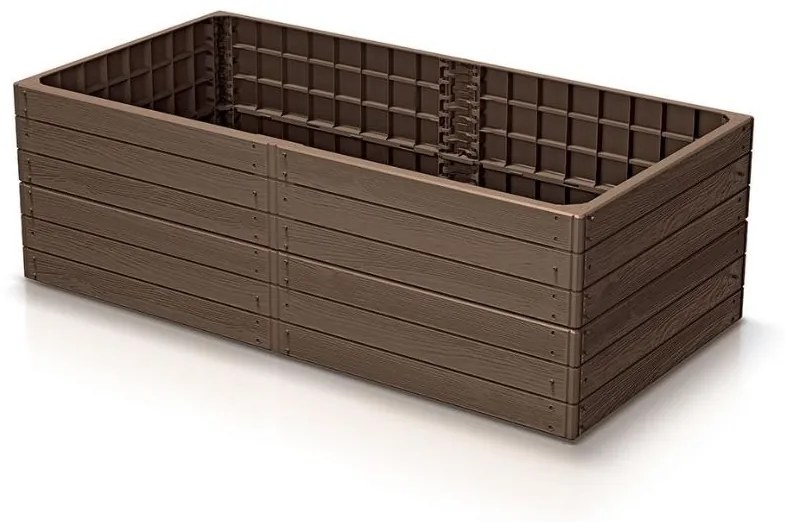 Prosperplast Vyvýšený záhon 149,2x75,6x25cm Base woody rustikálny tehlový