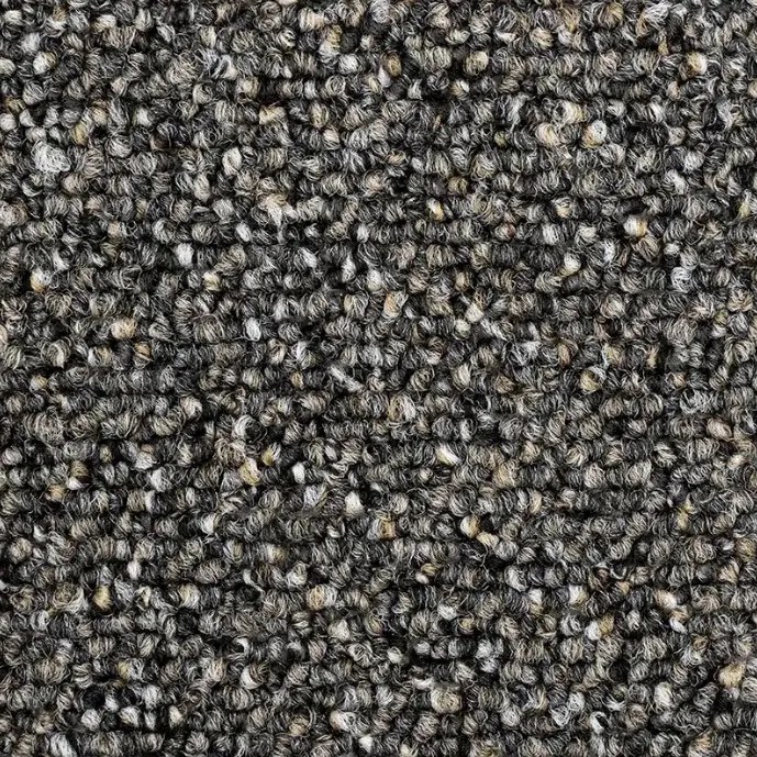 AKCIA: 65x520 cm Metrážny koberec Nero 97, šíře, šedá, filc, chodba / predsieň, Associated Weavers