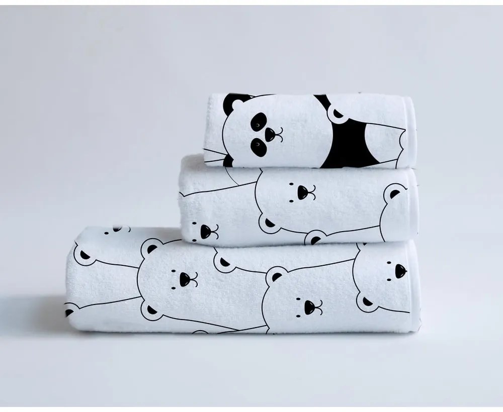 Set 3 uterákov a osušky Madre Selva Find The Panda