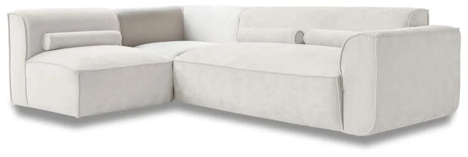 Krémovobiela rohová pohovka (ľavý roh) Flex Felix – Miuform