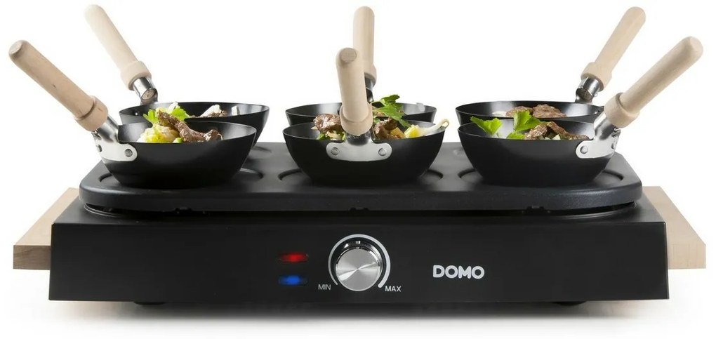 DOMO DO8719W elektrická fritéza a WOK, 2v1