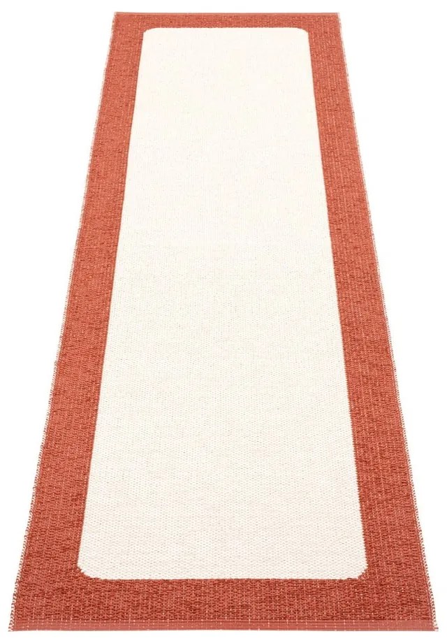 Vnútorný a vonkajší behúň v tehlovo-krémovej farbe 70x240 cm Ilda Brick – Pappelina