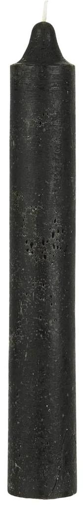 IB LAURSEN Vysoká sviečka Rustic Black 25 cm