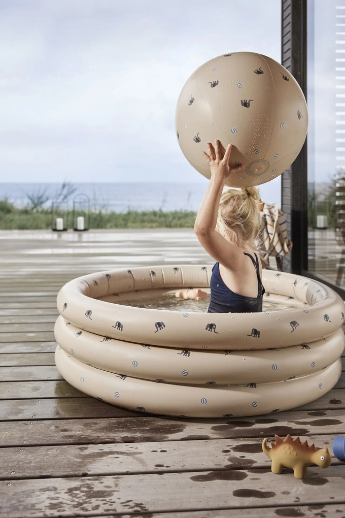 OYOY Nafukovací bazén pre deti + lopta Elephant Ø 120 cm