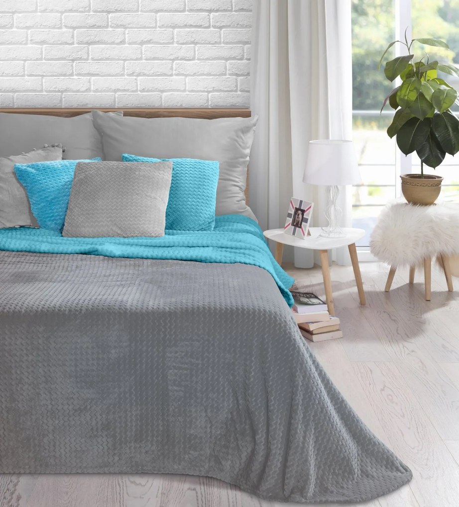 DEKORAČNÁ OBLIEČKA NA VANKÚŠ ONYX 40X40 CM HNEDÁ