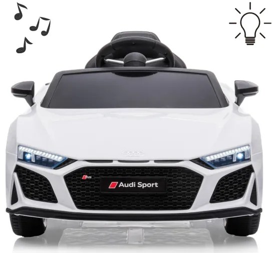 Elektrické autíčko Audi R8 Spyder biele
