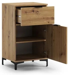 Skrinka s zásuvkou LORA dub artisan