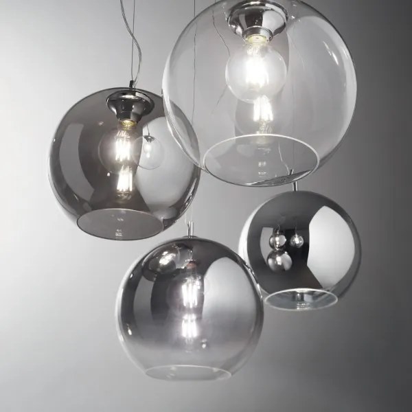 Závesné svietidlo Ideal lux 052809 NEMO CLEAR SP1 D30 1xE27 60W